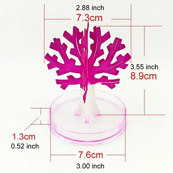 Magically Paper Sakura Crystal Cherry Blossom Magic Growing Tree