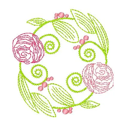 Multiline Flowers [4x4] 11259 Machine Embroidery Designs