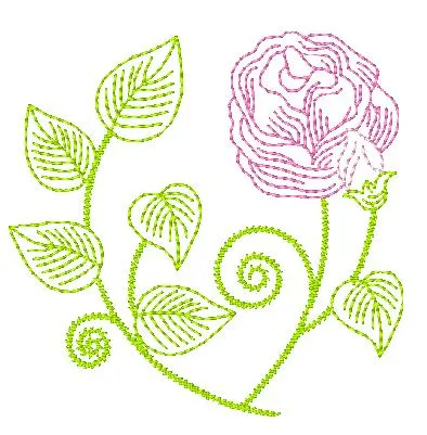 Multiline Flowers [4x4] 11259 Machine Embroidery Designs