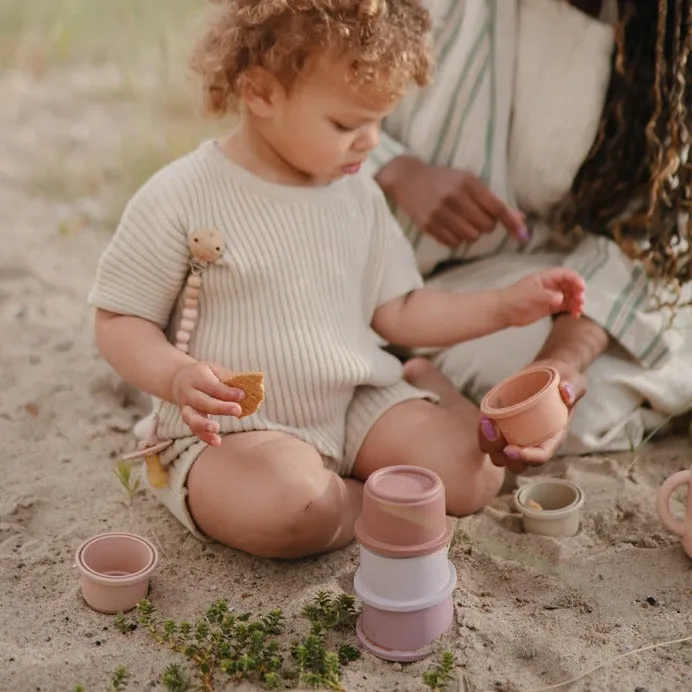 Mushie Stacking Cups Toy