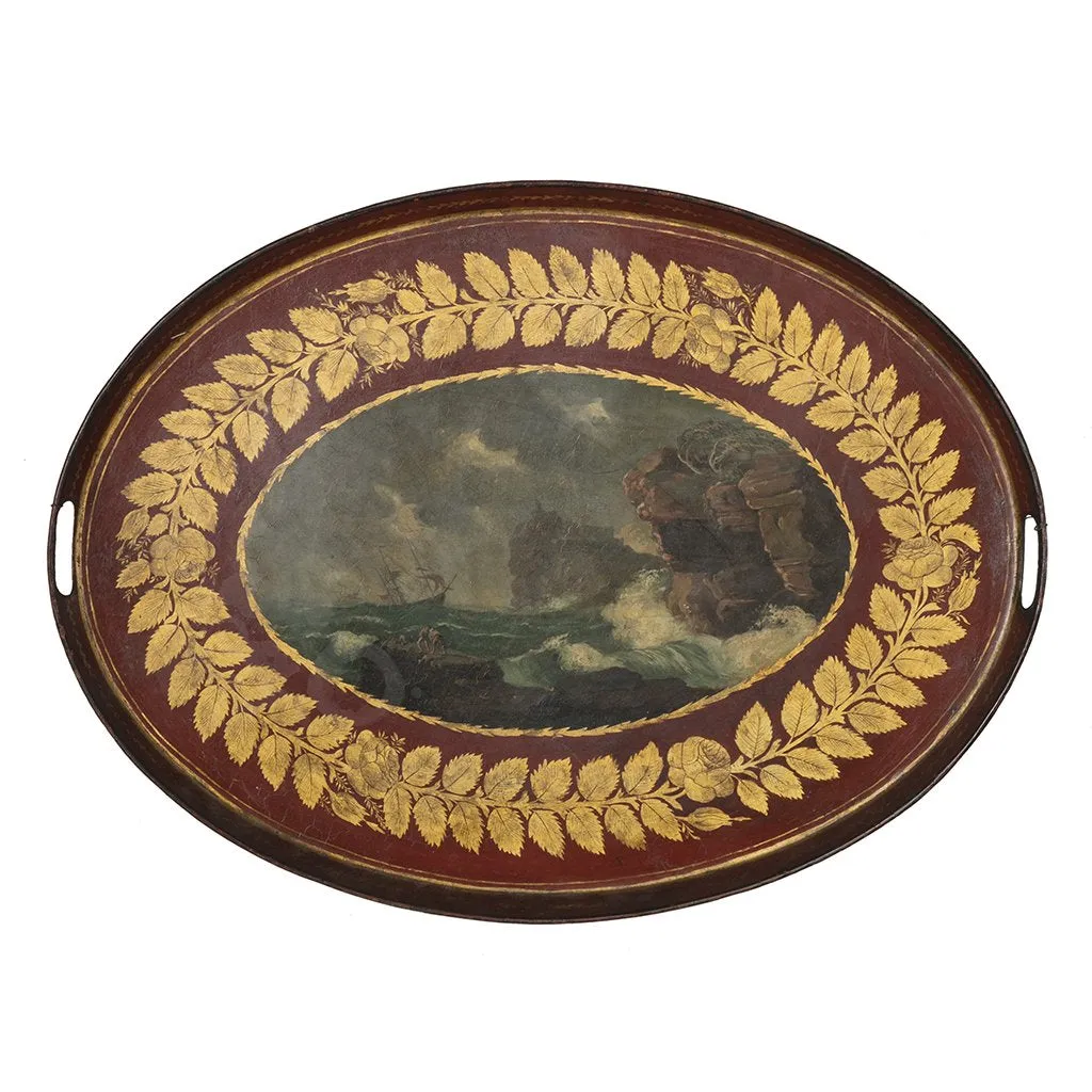 Napoleon III Tole Tray