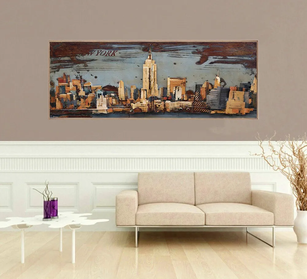 New York City 3d Pop Art Cityscape Skyline Artwork Manhattan 3-D Figurine