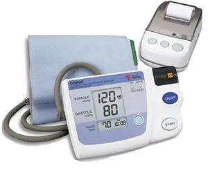 Omron HEM-705CPN Automatic Digital Blood Pressure Monitor with Printer