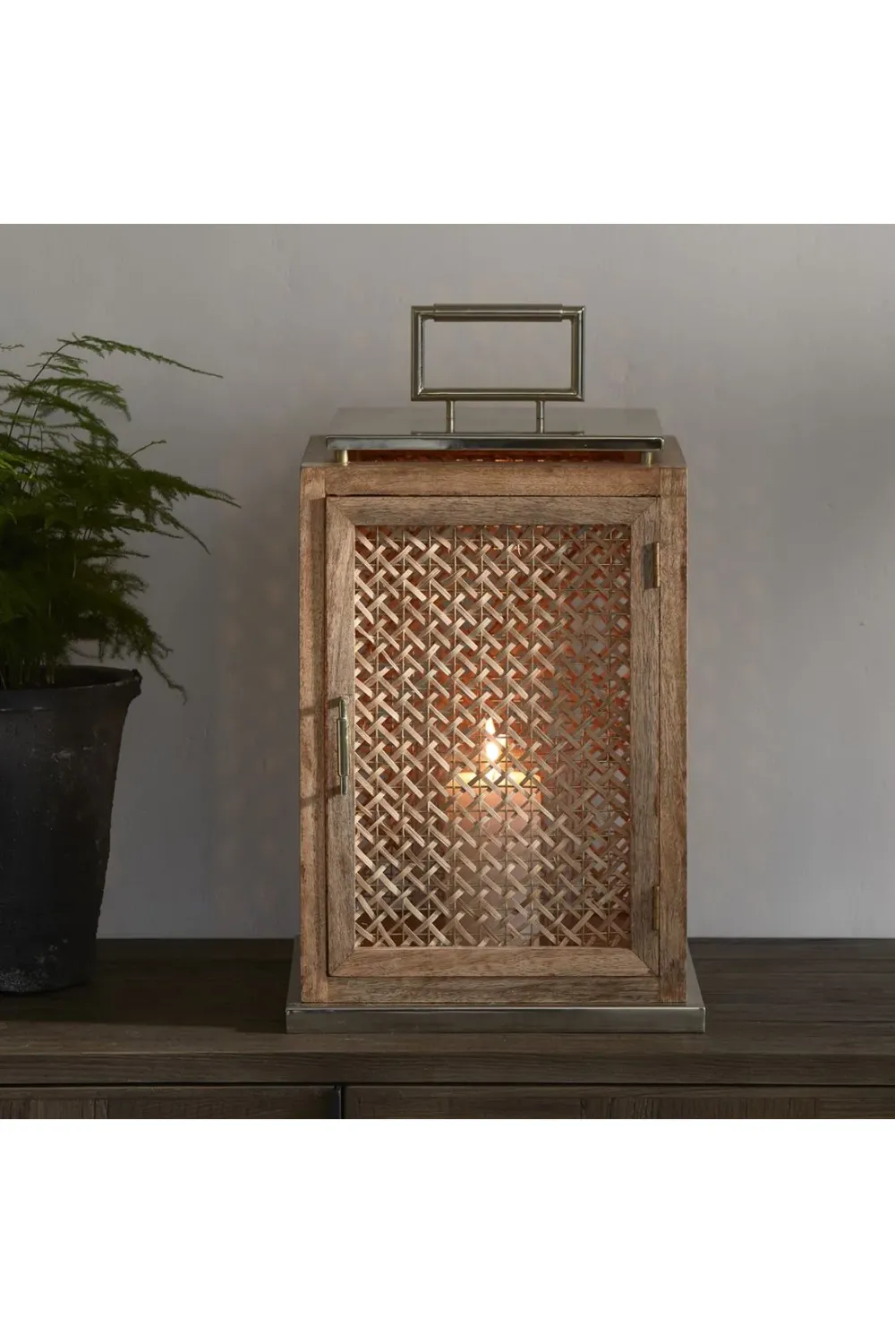 Openwork Rattan Lantern | Rivièra Maison Java