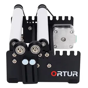 Ortur Rotary Roller, Y-axis Rotary Roller for Cylinder Engraving Cans Cups Bottles. Compatible with Most Engraving Machines on The Market, Adjustable and Multi-Angle.