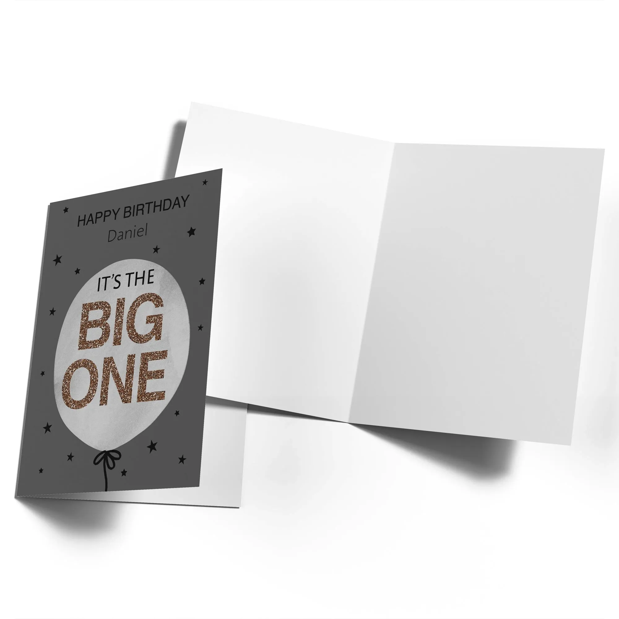 Personalised Birthday Card - Big One Balloon