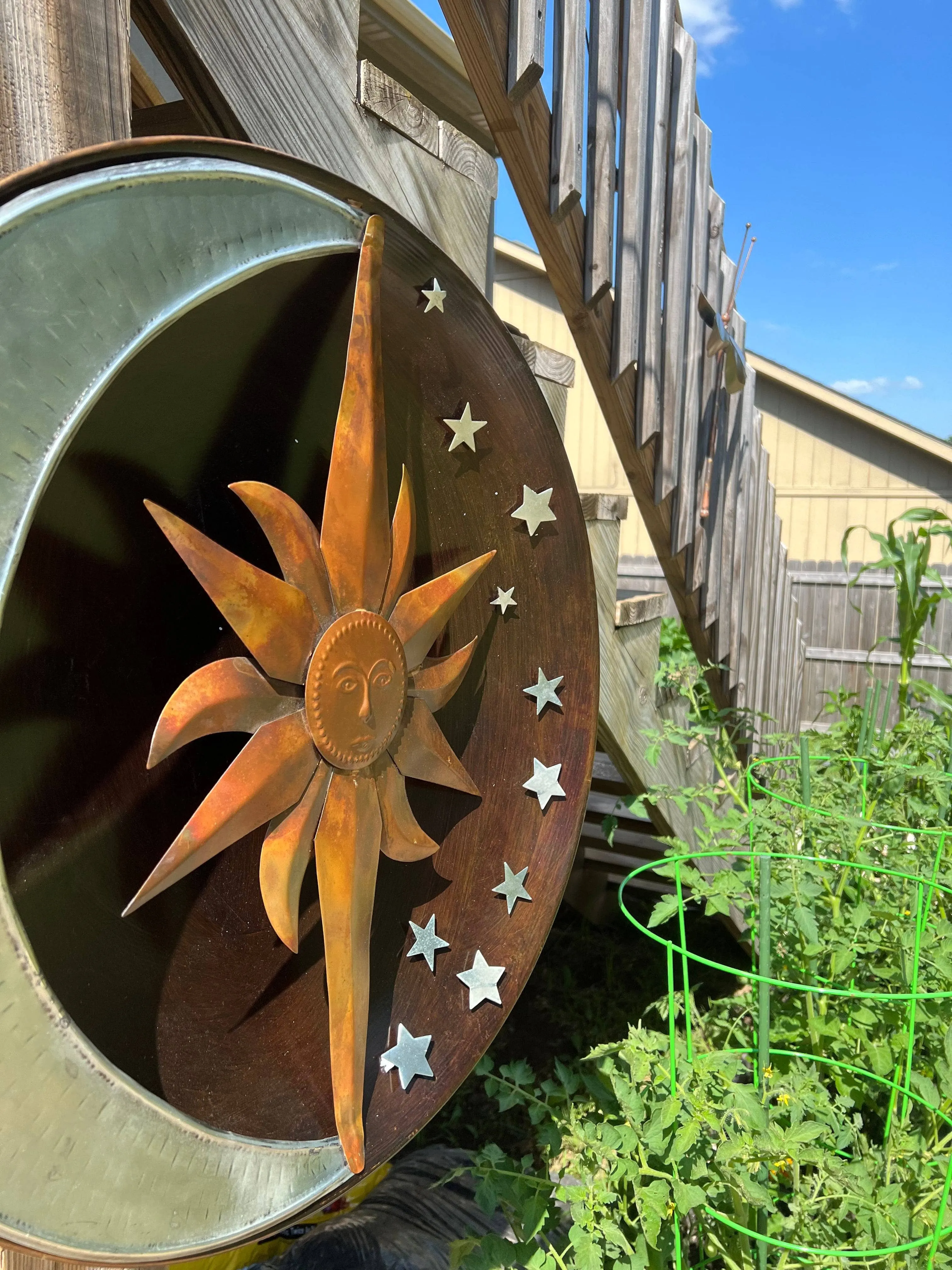 Raised Celestial Wall Decor Disc