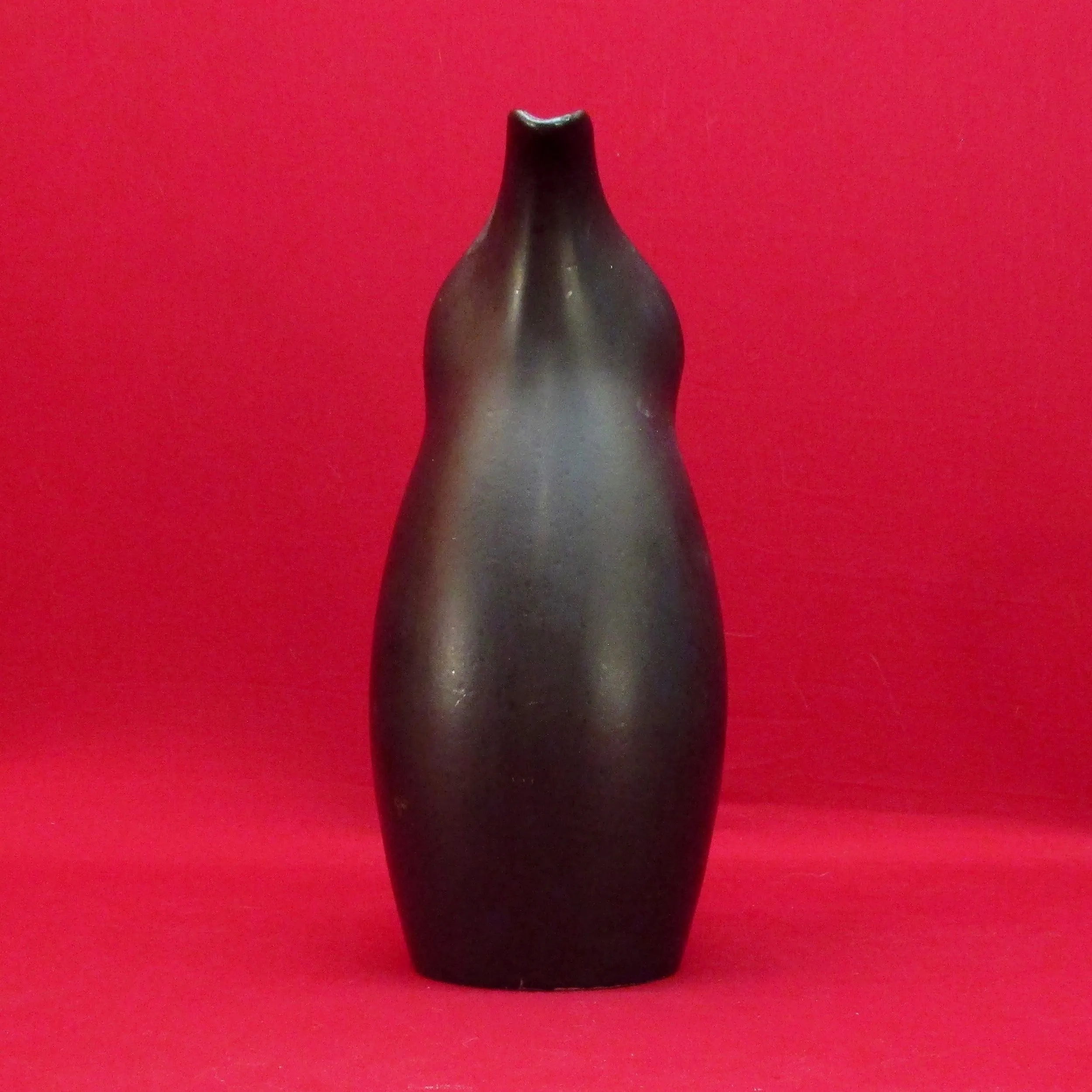 Royal Heager Stoneware Black Pitcher