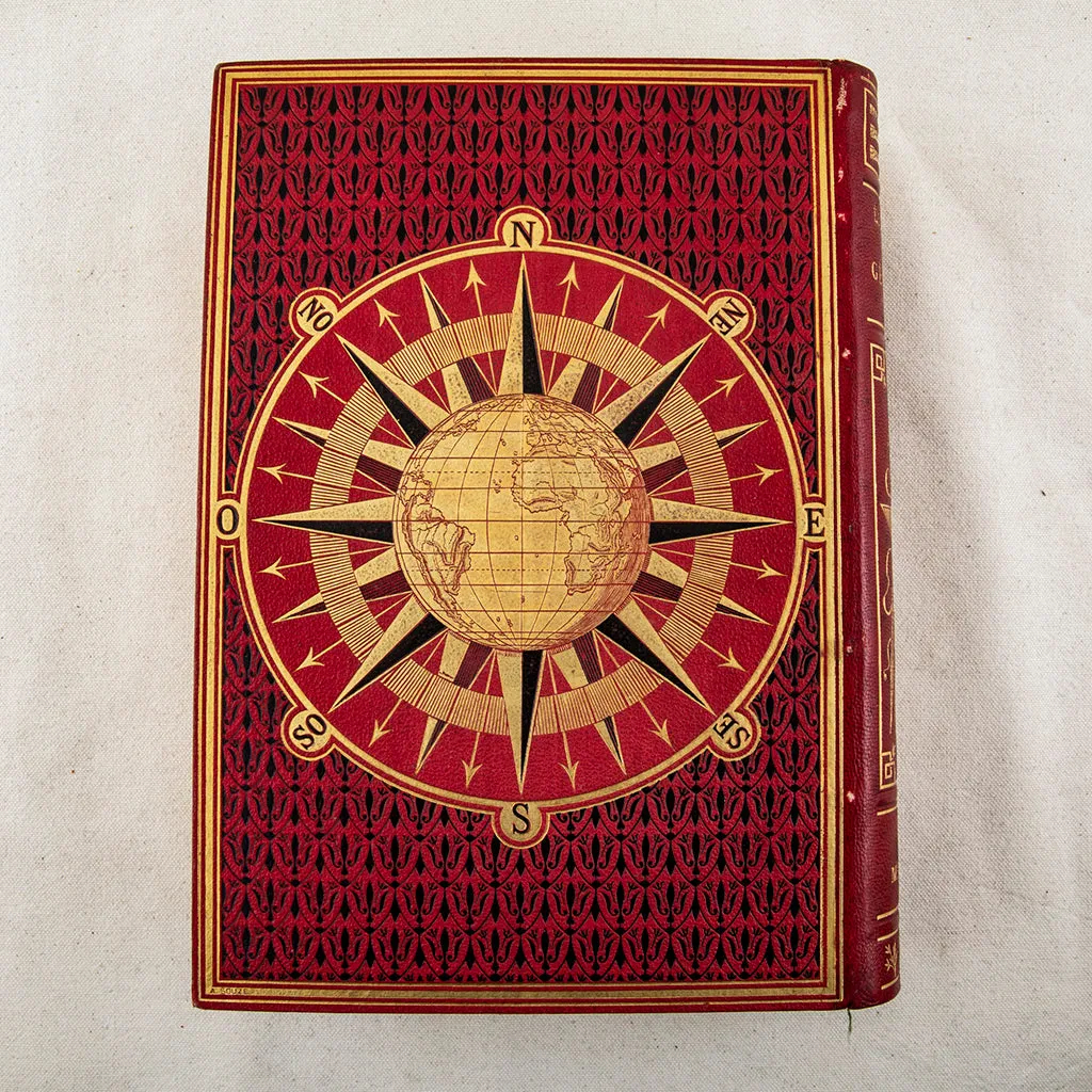 Set of Red and Gold Books