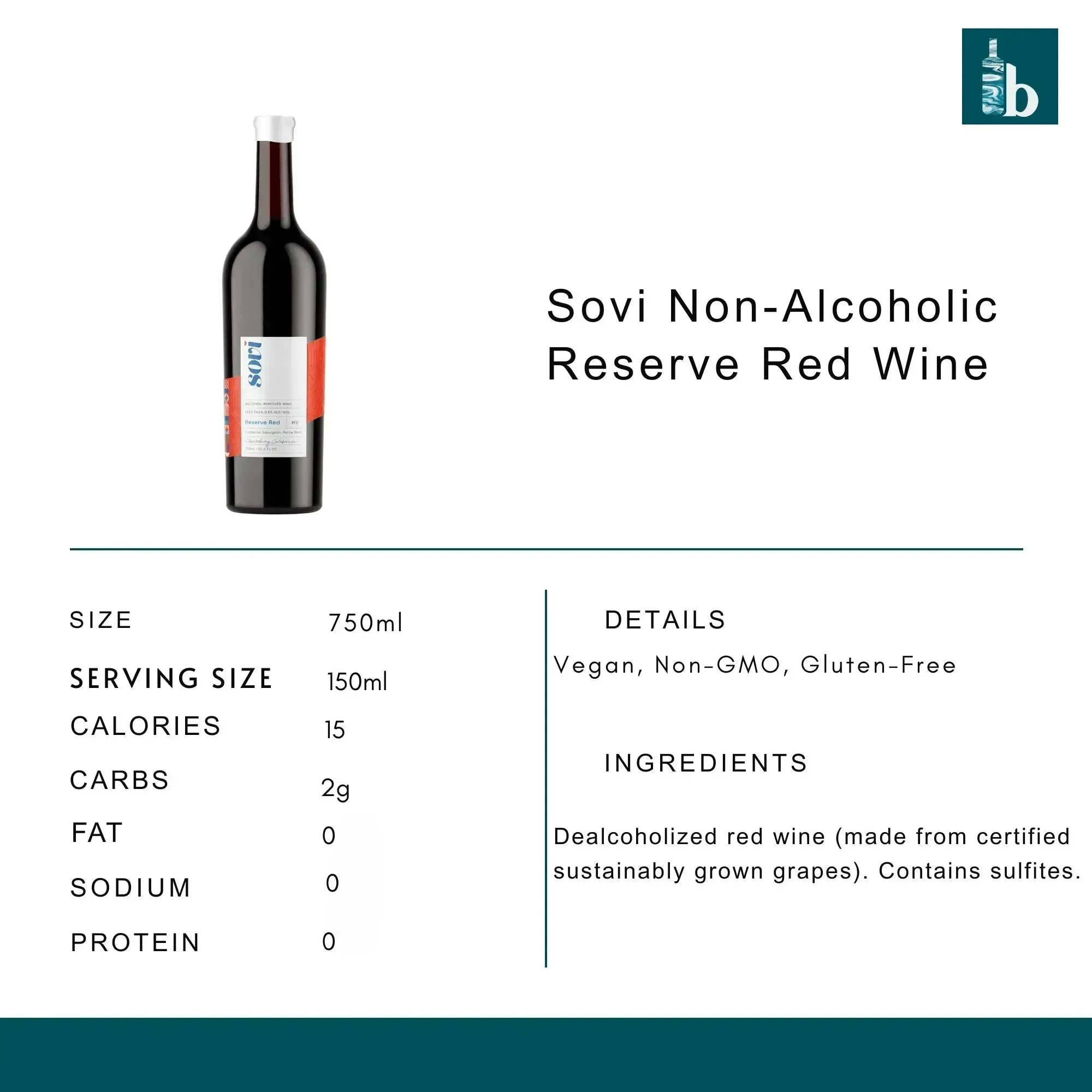 Sovi Non-Alcoholic Reserve Red Wine