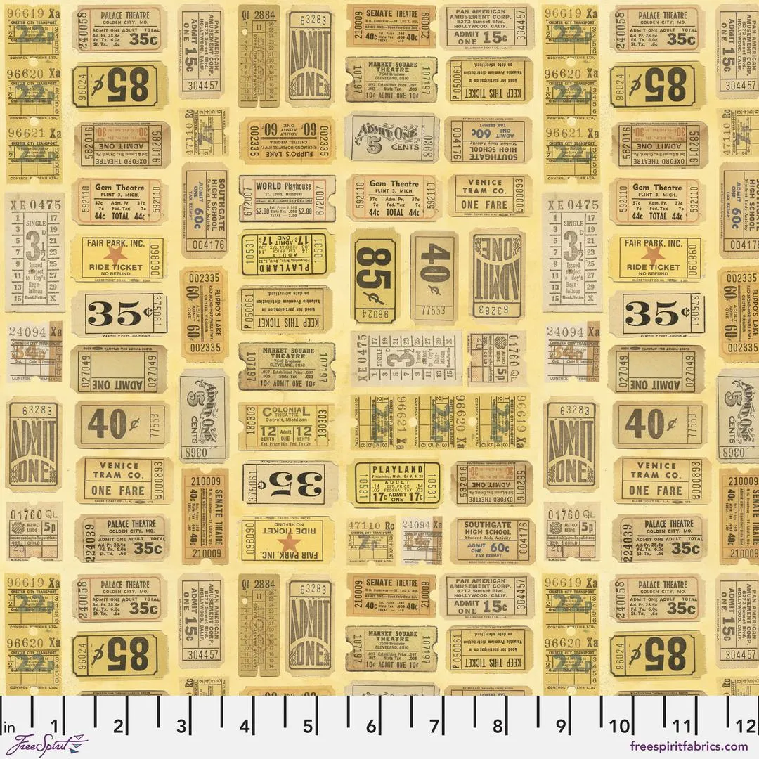 Tim Holtz - Palette Yellow - Yellow Tickets, SHIPPING JANUARY 2025