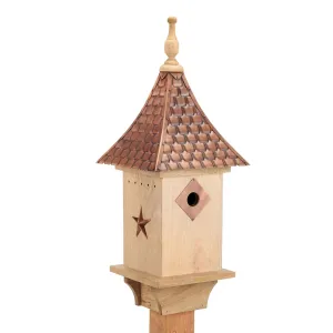 Villa Bird House - Shingled Copper Roof