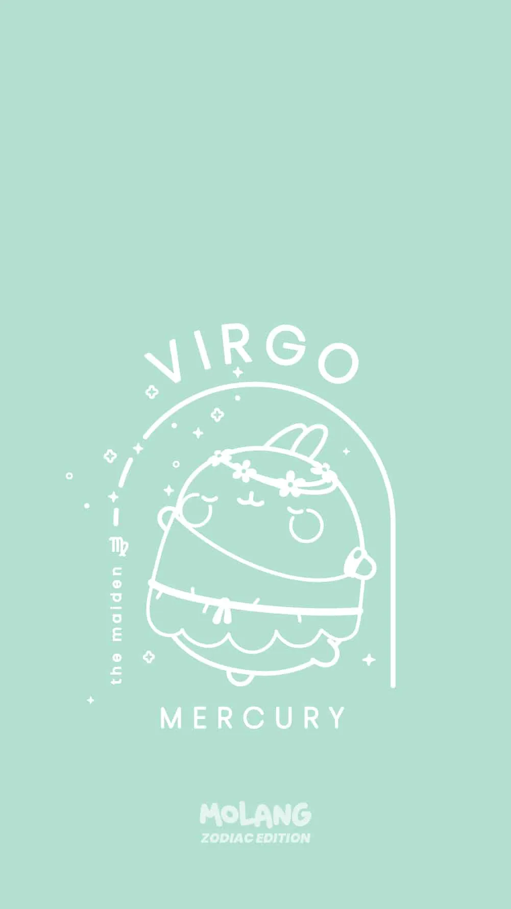 Virgo Wallpaper of Molang