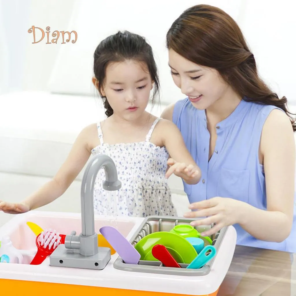 Wash Up Kitchen ELECTRIC DISH WATER Toy