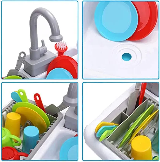 Wash Up Kitchen ELECTRIC DISH WATER Toy