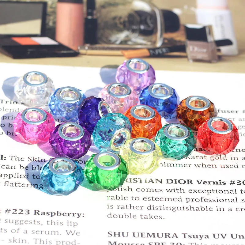 Wholesale 100PCS 10*14mm Colorful Glass Beads