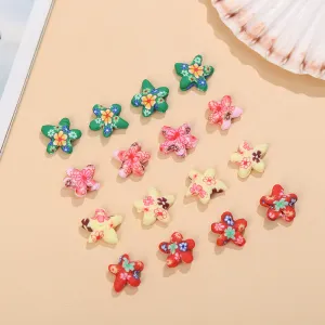 Wholesale 100PCS Colorful Stars Smoky Beads