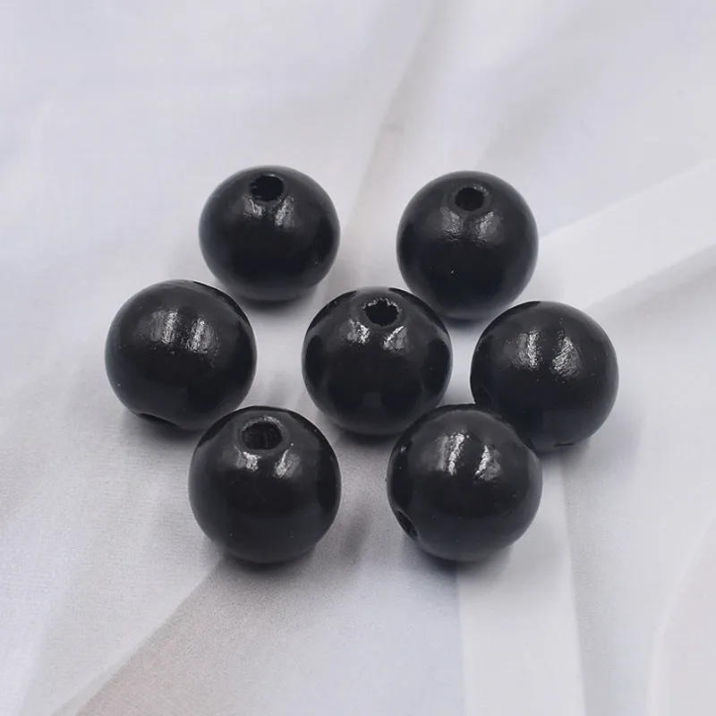 Wholesale 10PCS 16MM Colorful Hemu Wood Beads