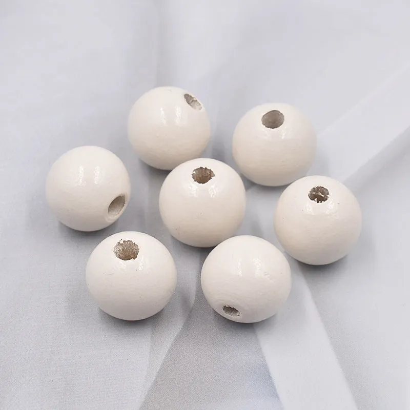 Wholesale 10PCS 16MM Colorful Hemu Wood Beads